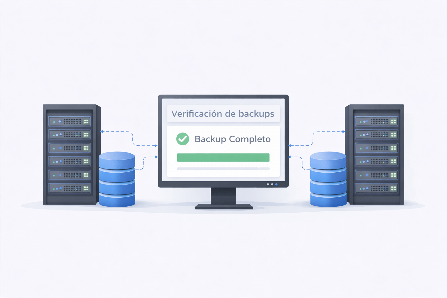 Ilustración del artículo sobre backups verificados y continuidad